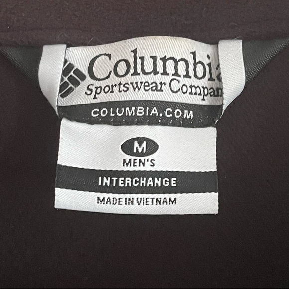 SOLD.  Columbia Men’s Interchange Omni-Shield Soft Shell Jacket Black M - Picture 2 of 10